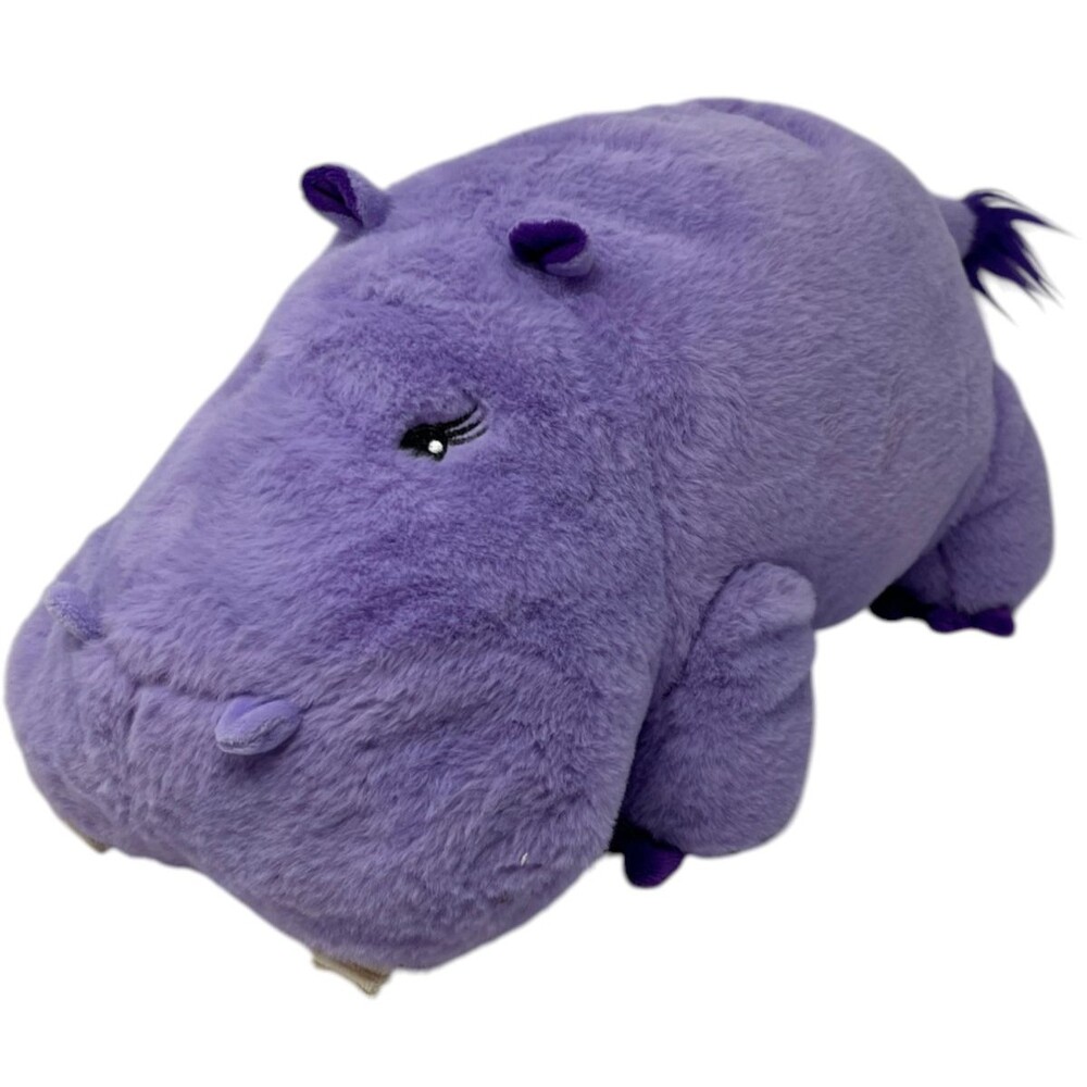Giggle Scape Hippo Plush Stuffed Animal Purple Soft Toy 14"